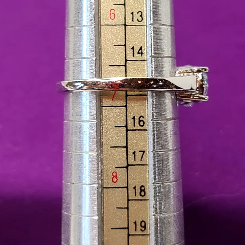 Moissanite 3 Stone 2.50 Carat Band Ring